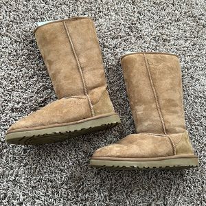 Ugg Australia brown tall boots, size 7 barely worn.